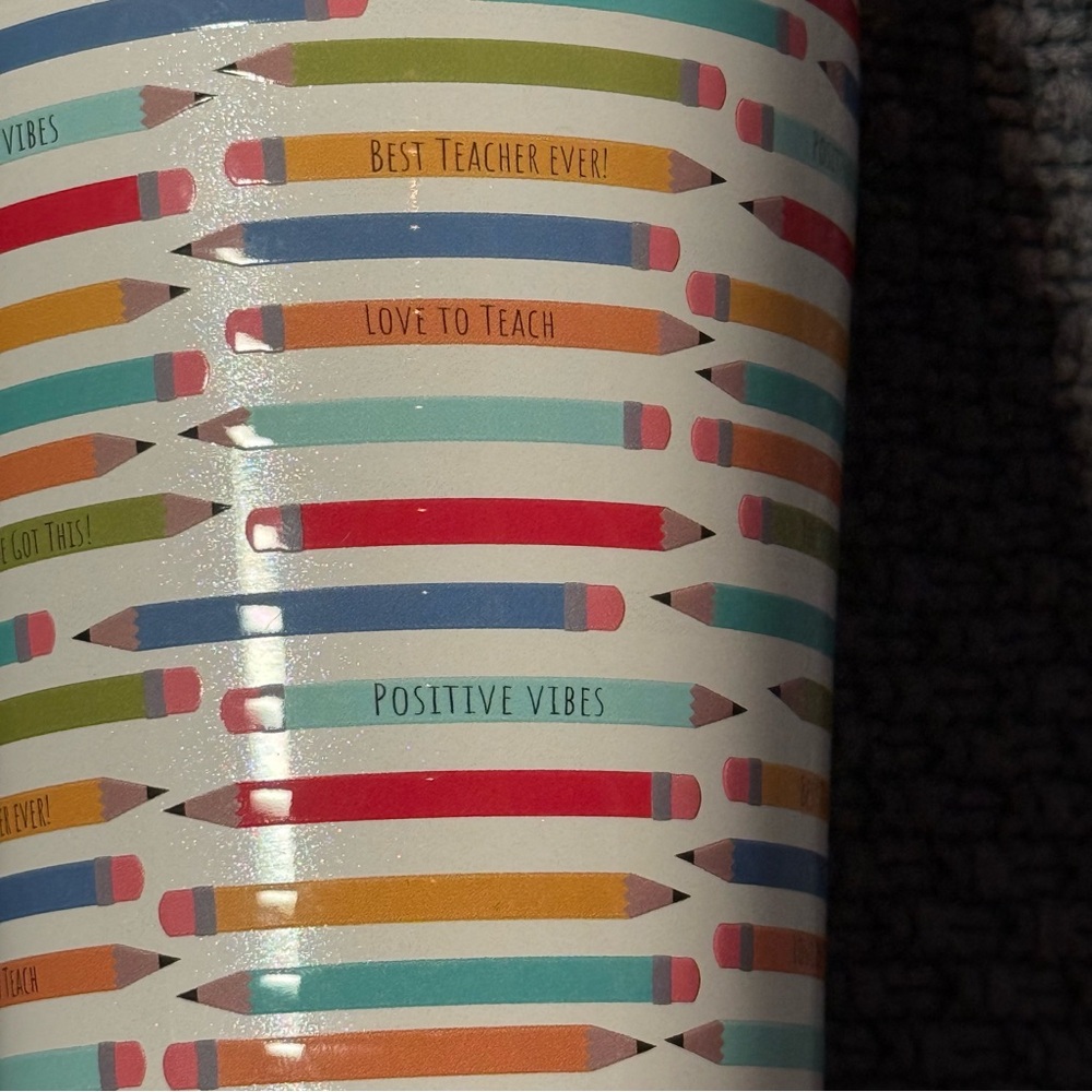 Swig Life Teacher Life 32oz Colorful Pencil Tumbler - Picture 5 of 12